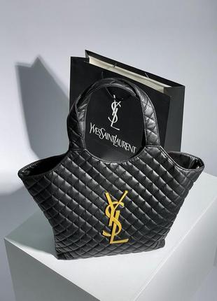 “Luxury Quilted Black Handbag with Golden Logo – Ladies Tote Bag”(Luxury, Quilted, Black Handbag, Ladies Tote)
