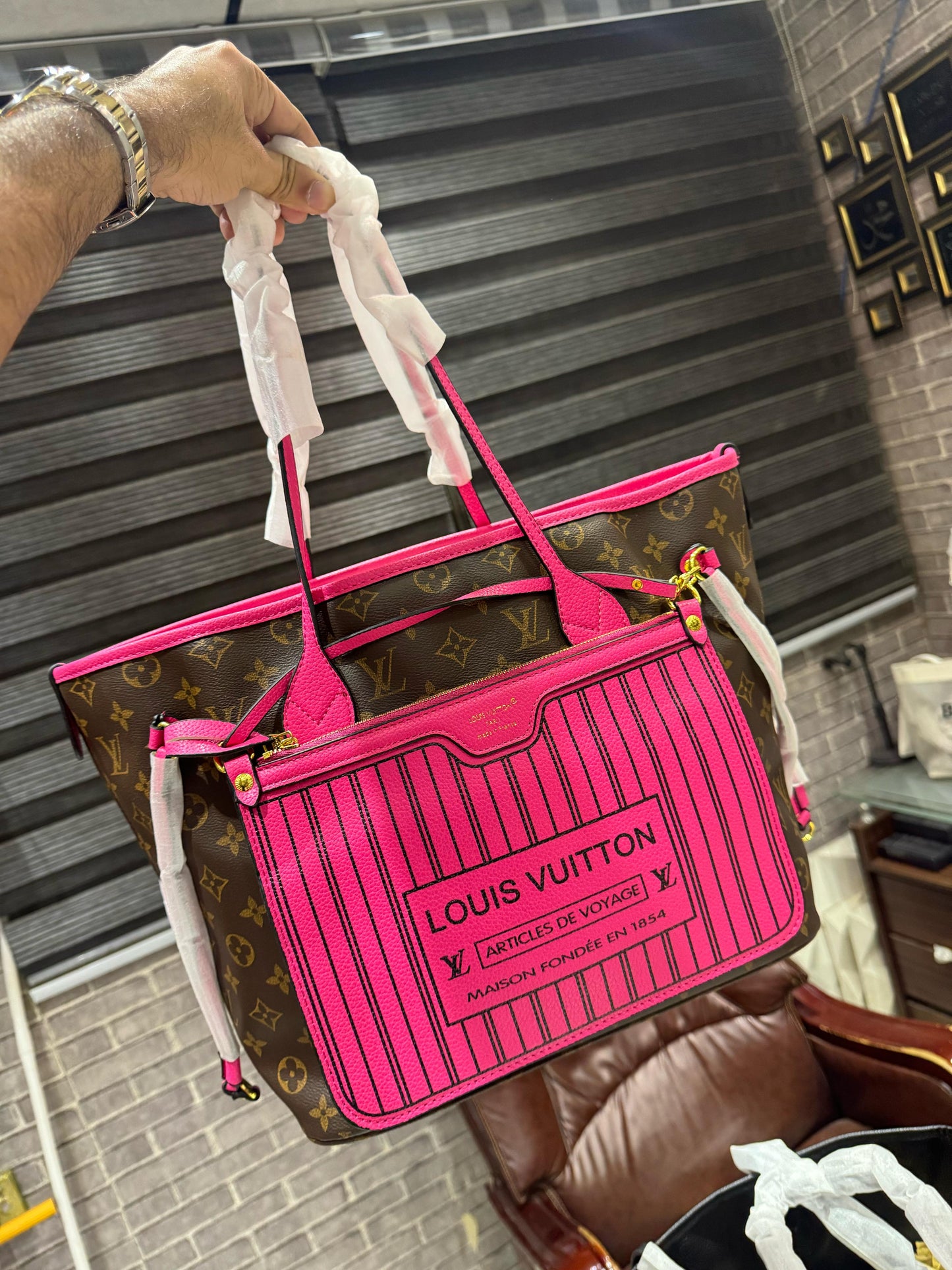 Louis Vuitton Neverfull Inside out MM New Reversiable Neverfull