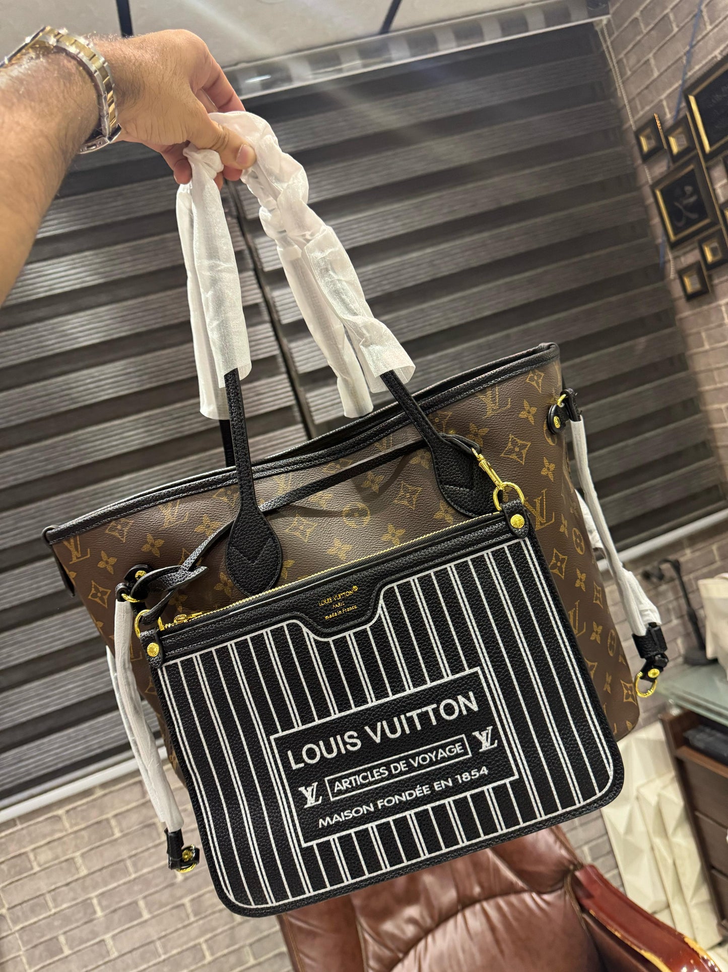 Louis Vuitton Neverfull Inside out MM New Reversiable Neverfull