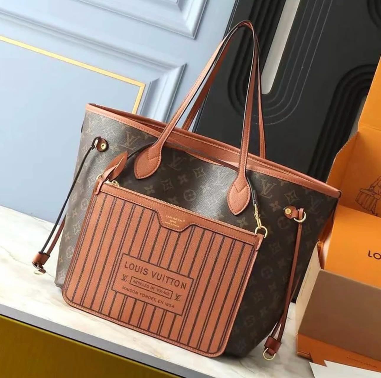 Louis Vuitton Neverfull Inside out MM New Reversiable Neverfull