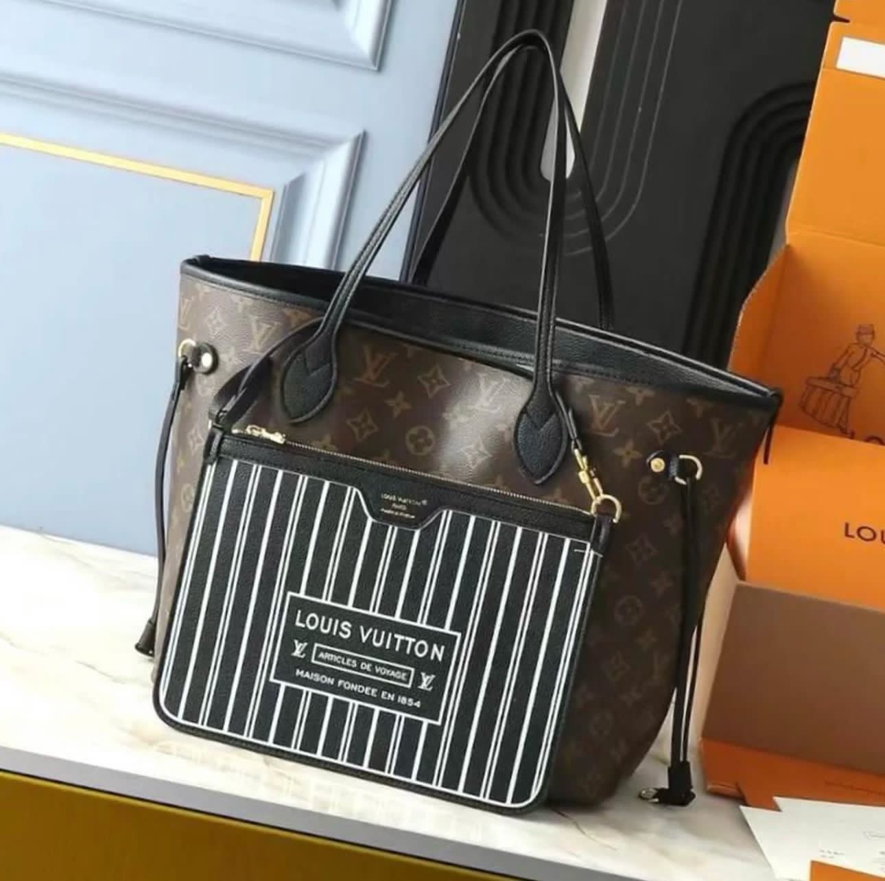 Louis Vuitton Neverfull Inside out MM New Reversiable Neverfull