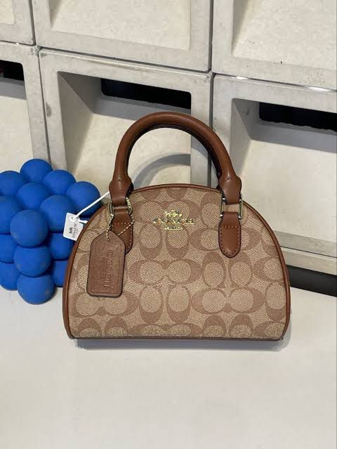 Coach Sydney Satchel In Signature Chambray