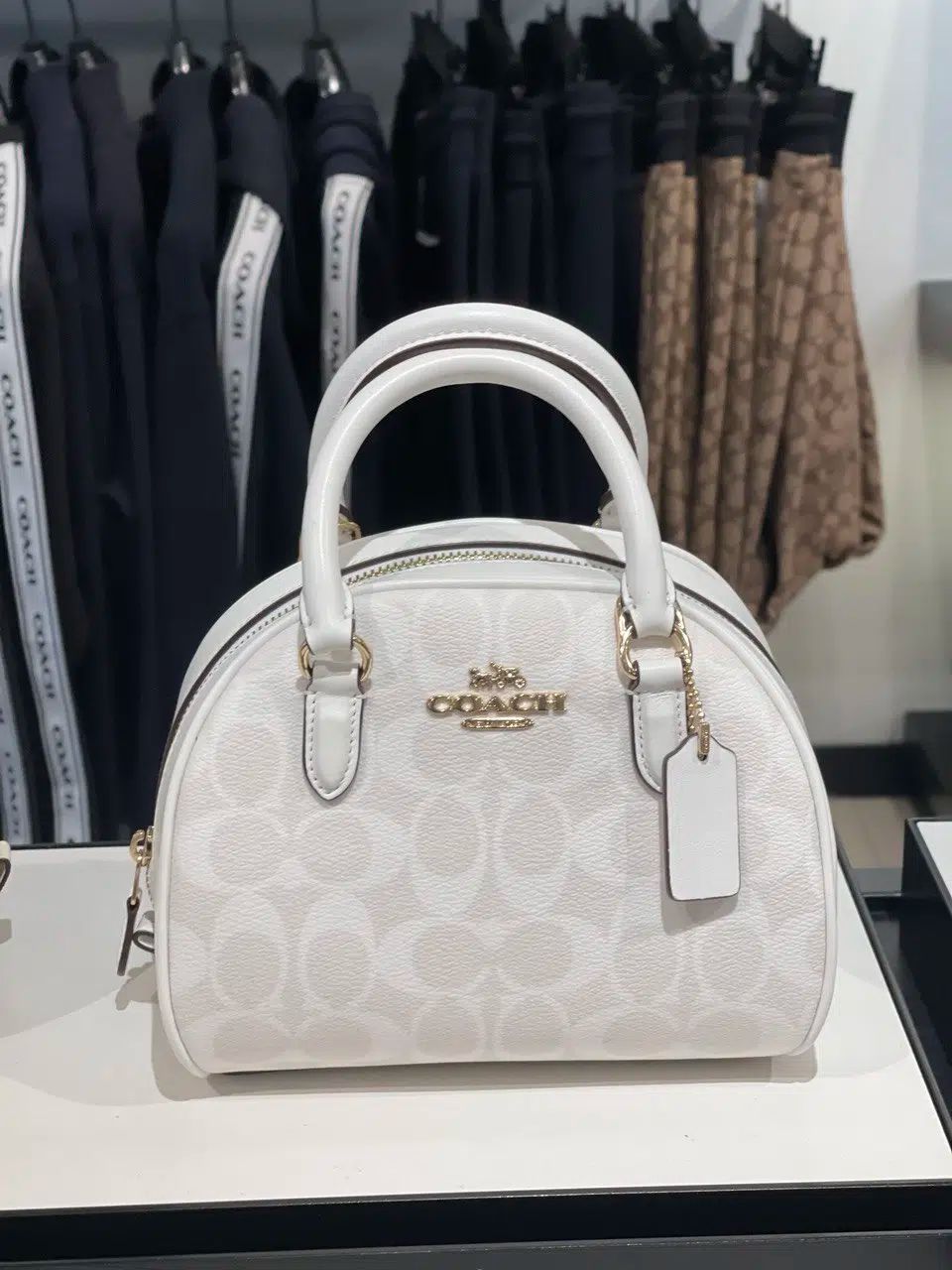 Coach Sydney Satchel In Signature Chambray
