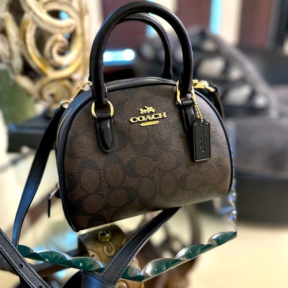 Coach Sydney Satchel In Signature Chambray