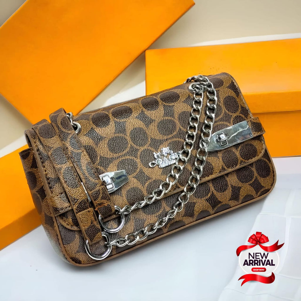 Imported Coach Branded Cross Body Bag for Girls 🎀