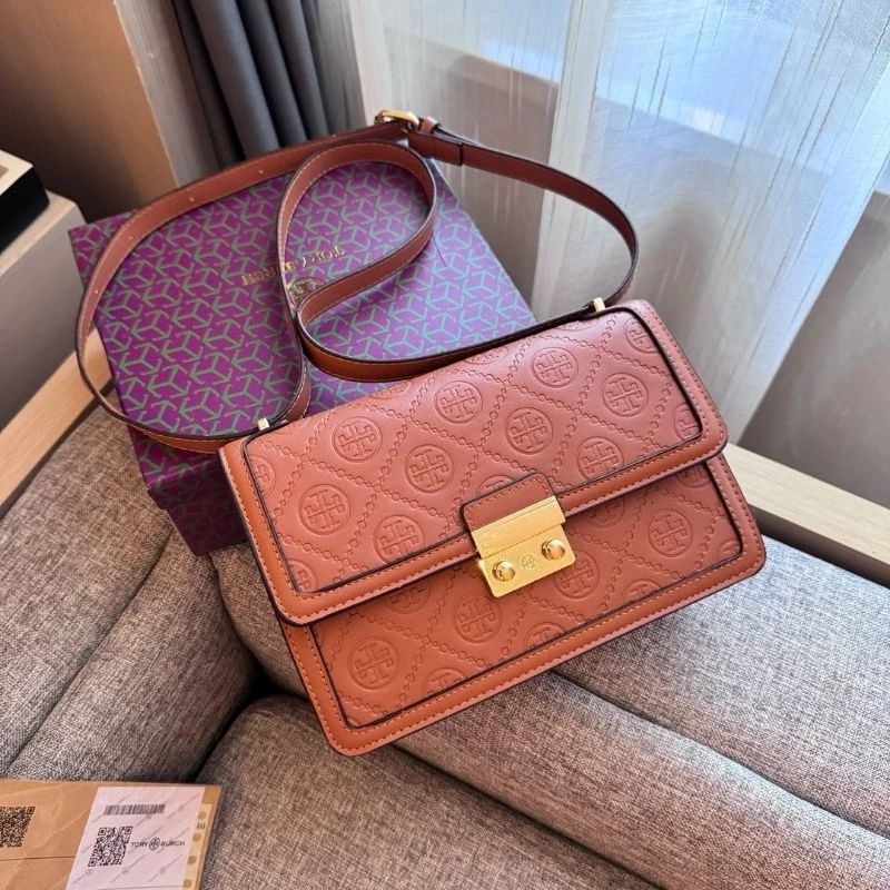 Luxurious Quilted Top-TORY BURCH Handle Bag